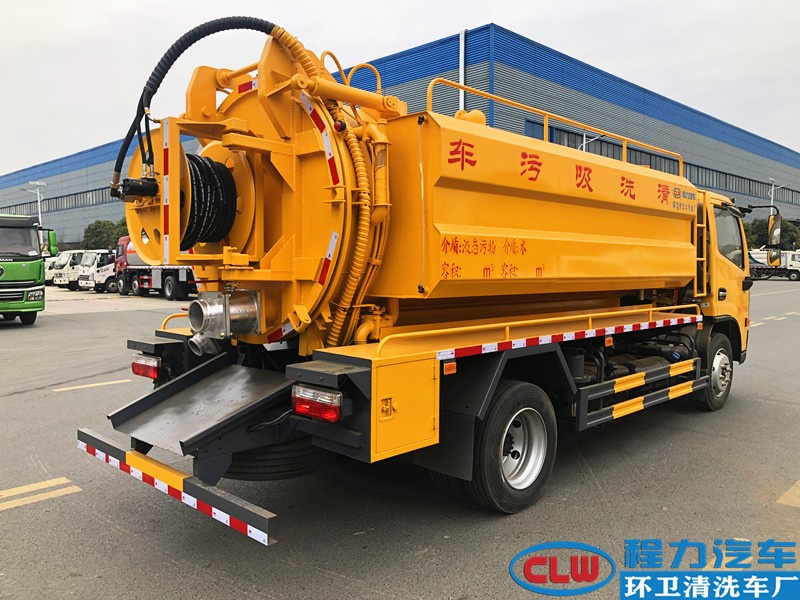 國(guó)六東風(fēng)大多利卡10方清洗吸污車