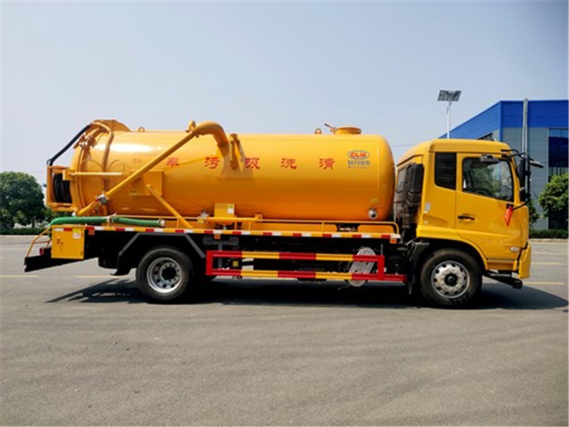 國六東風(fēng)天錦15方清洗吸污車一體罐