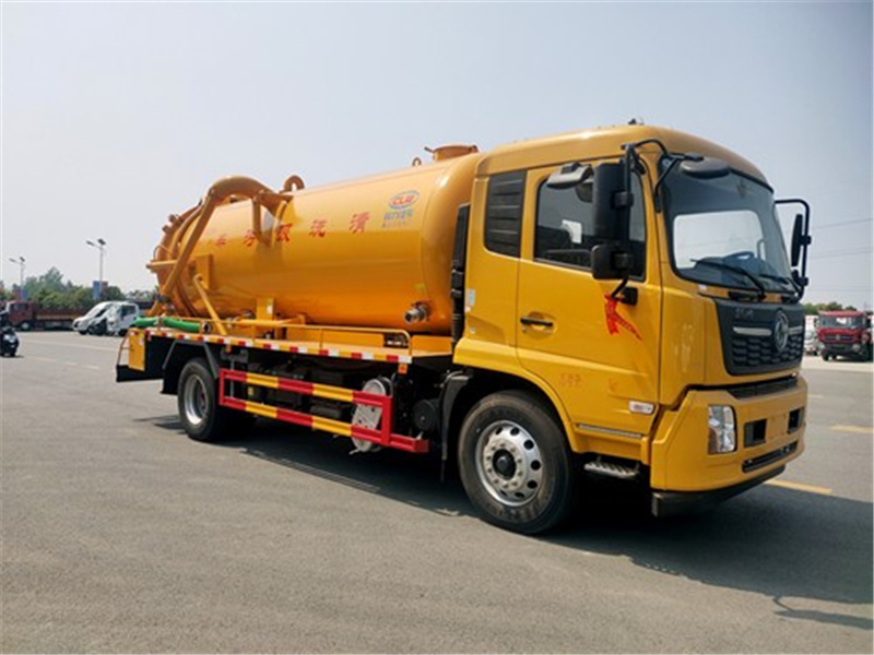 國六東風(fēng)天錦15方清洗吸污車一體罐